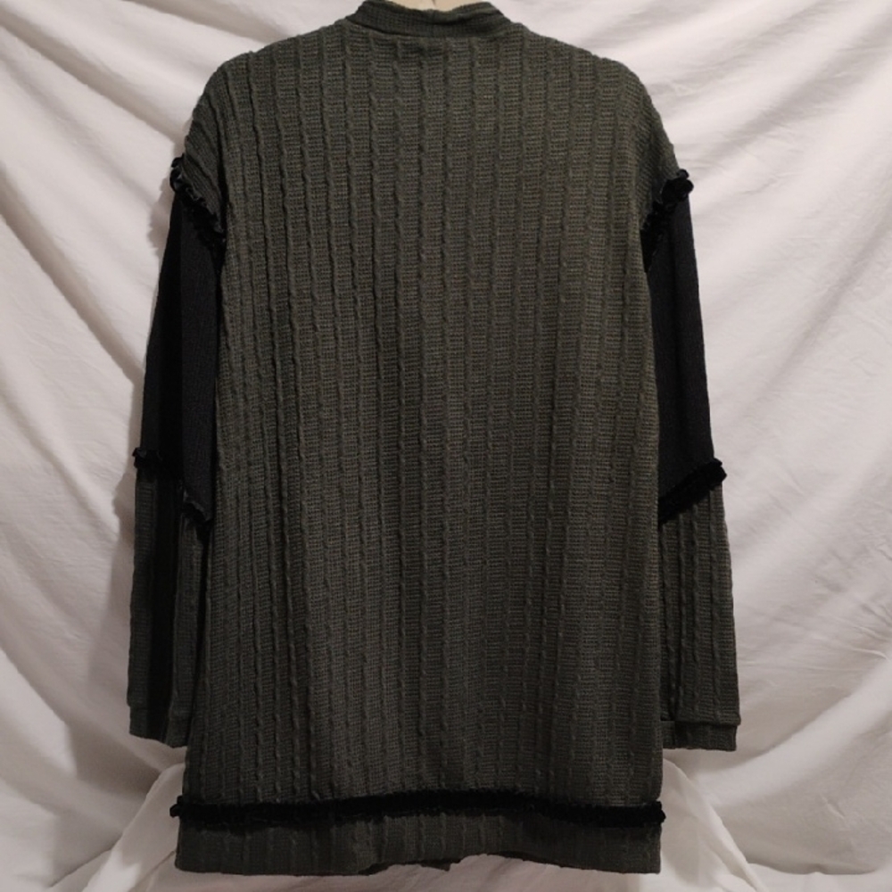 SALE! Disturbia Lola Oversized Panel Cardigan Sz.M/L (BX16) - Picture 7 of 11